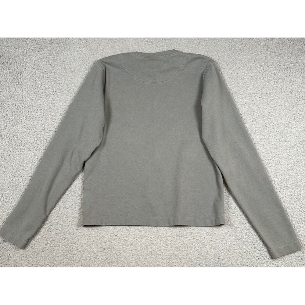 Patagonia Vintage 1999 Stretch Cotton Top Womens M Gray 90s Gorpcore Long Sleeve - Picture 4 of 16
